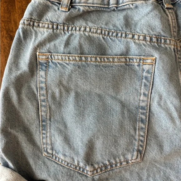 Free People Denim Blue Women's Shorts - Picture 6 of 9